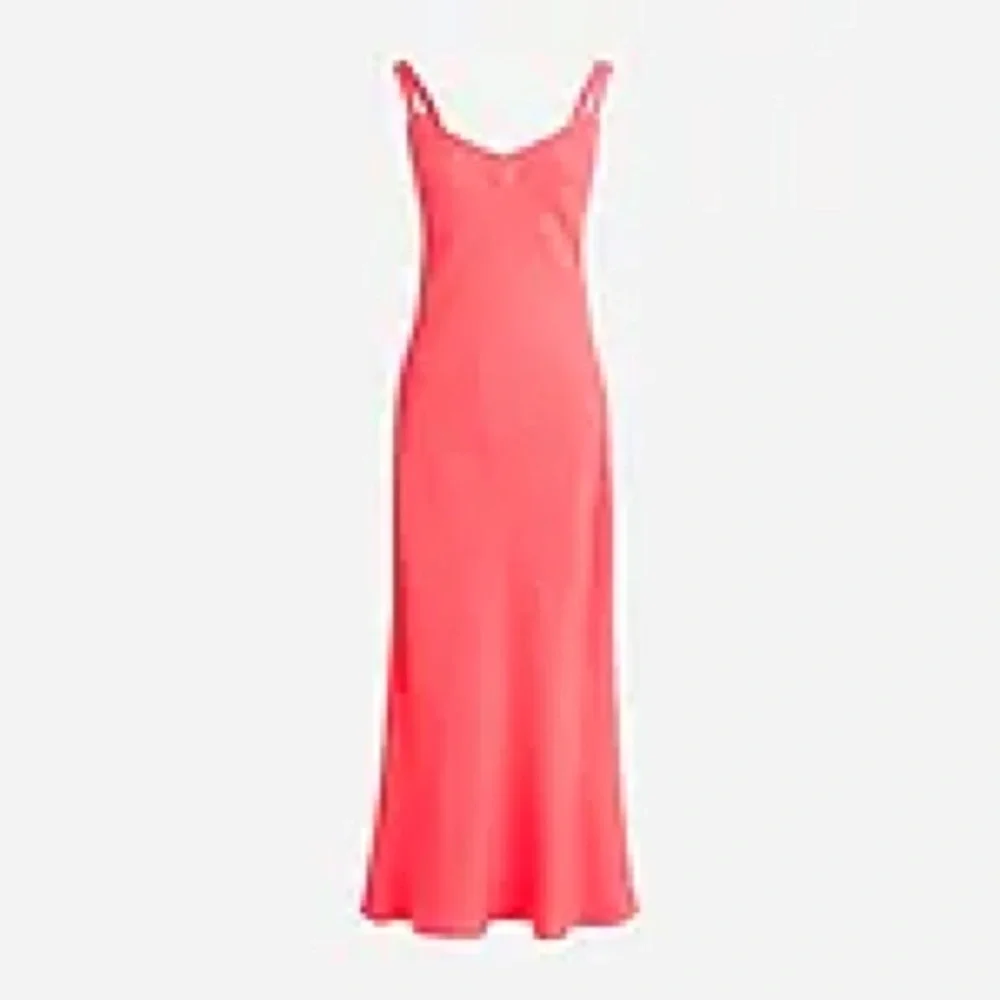J.Crew Tall Gwyneth V-neck slip dress in cupro blend BR392